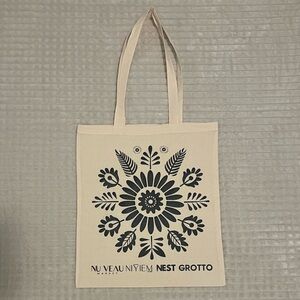 Floral Canvas Tote Bag